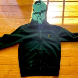 Polo zip up hoodie